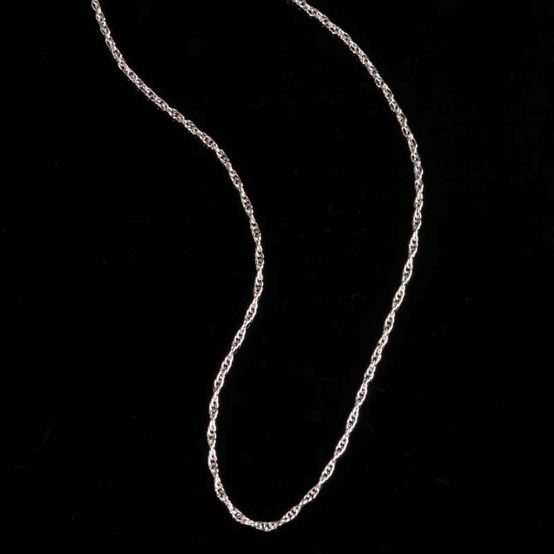 Sterling Silver Rope Chain 18